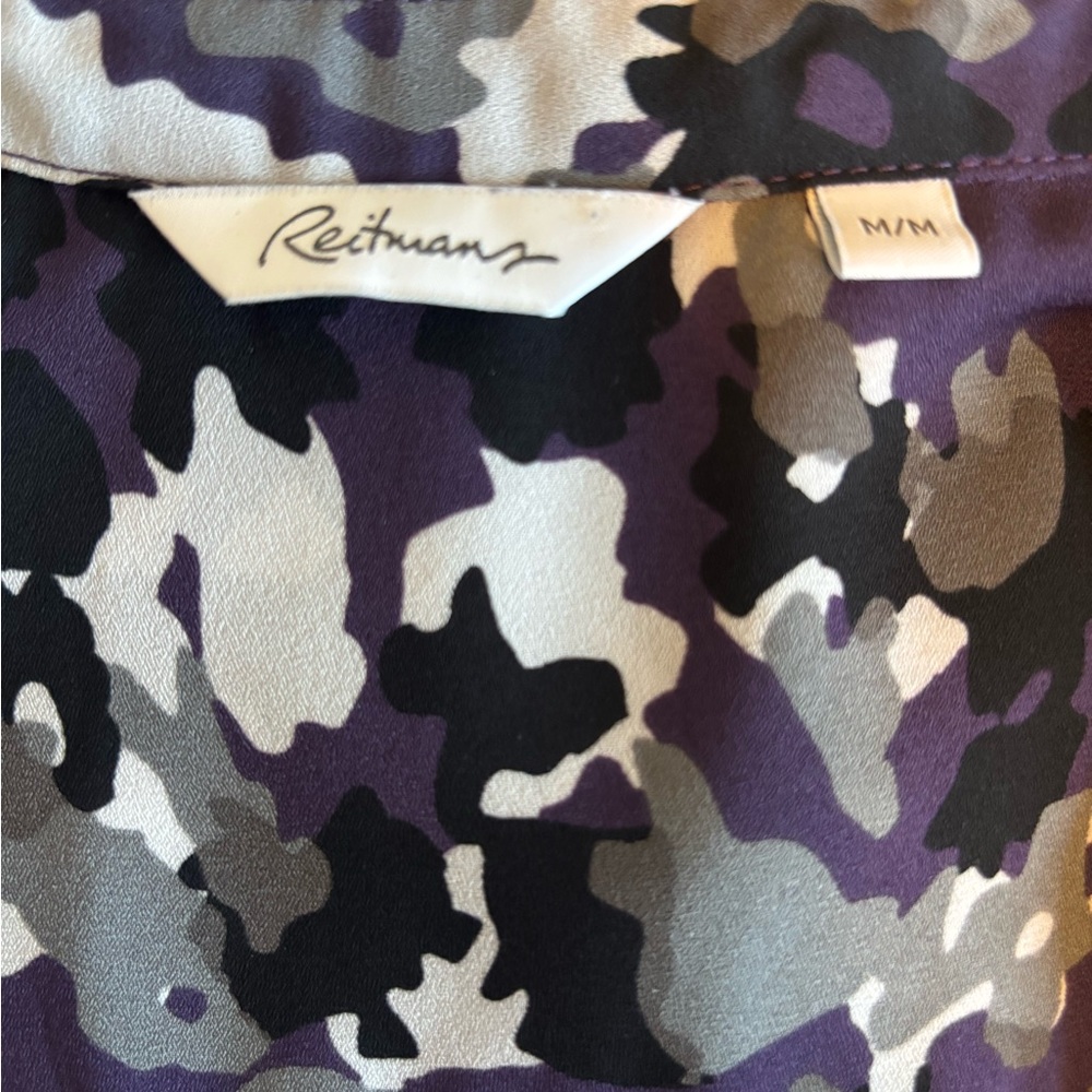 Reitmans Purple Camouflage Robe - Picture 6 of 6